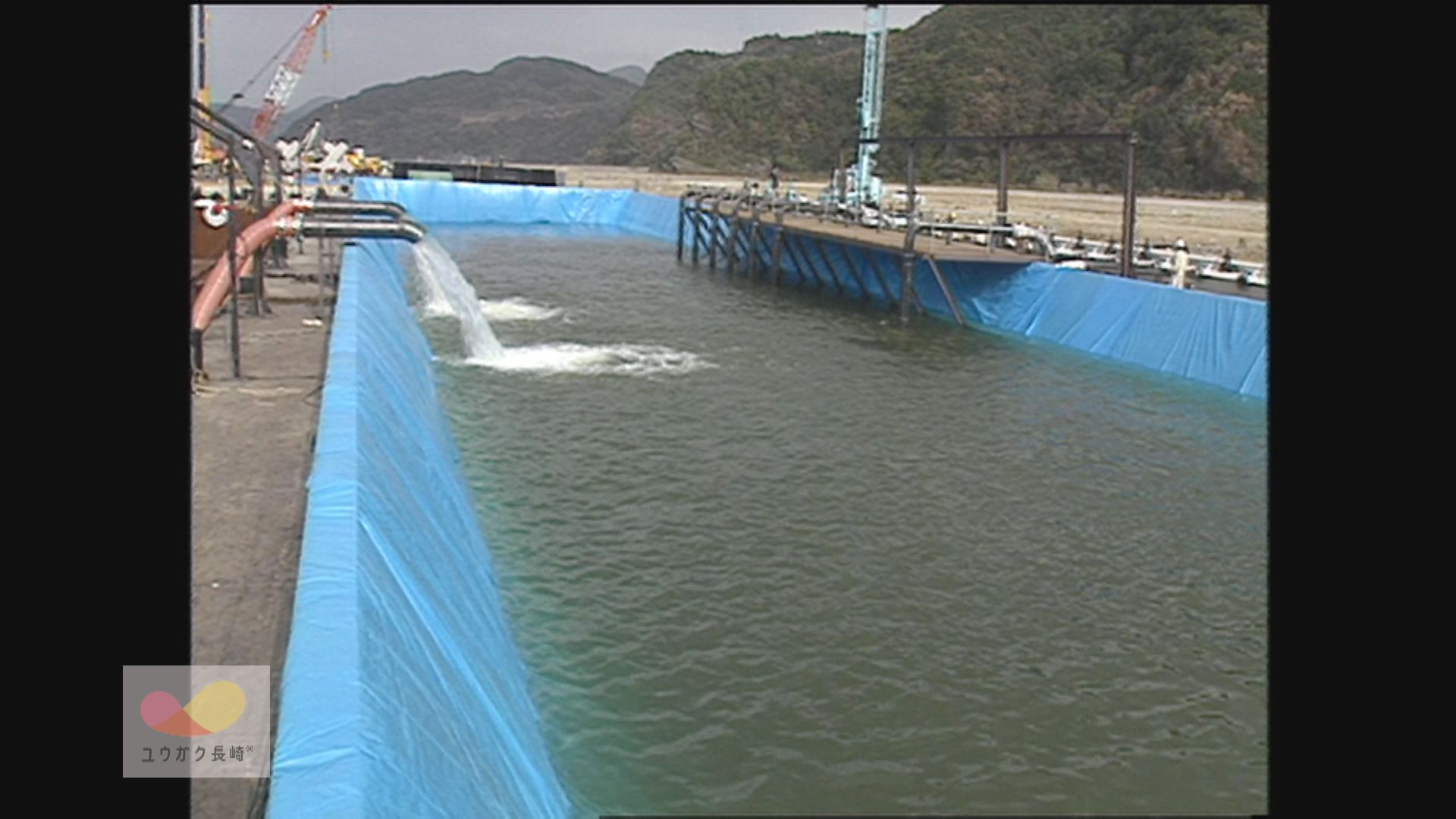 ダム貯水率10％台に！長崎市の水不足深刻～島原からの支援水送水テストイメージ